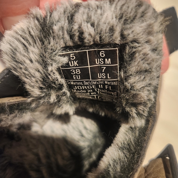 Dr. Martens Jorge II Faux Fur Lined Slingback Mules - Picture 3 of 5